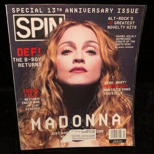 Madonna Spin Magazine April 1998 Elliott Smith